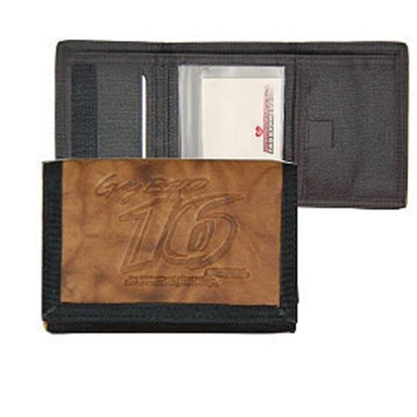 Rico Industries Greg Biffle Leather/Nylon Embossed Tri-Fold Wallet 2499496916